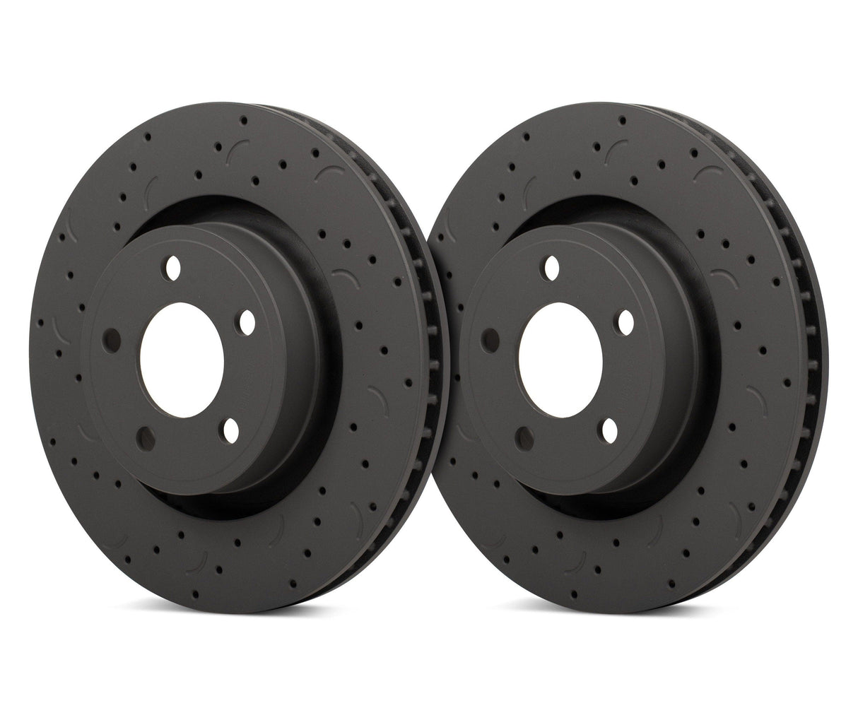 Hawk Talon 2014 Subaru Forester Drilled and Slotted Front Brake Rotor Set