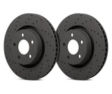 Hawk Talon 1999 Audi TT From 3/99 Drilled and Slotted Rear Brake Rotor Set (232mm)