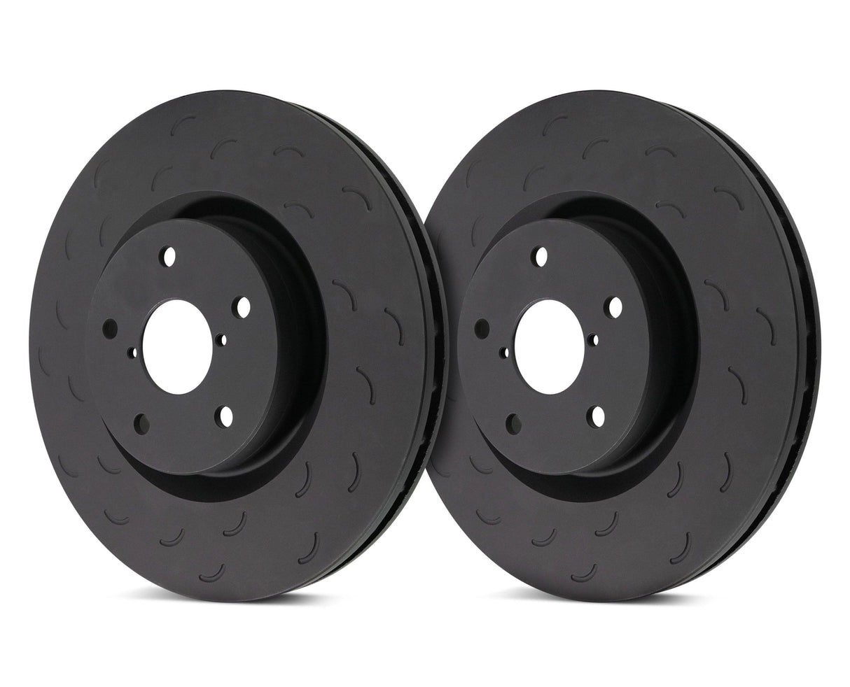 Hawk Talon 2010 Hyundai Genesis Coupe w/ Standard Brakes Slotted-Only Front Brake Rotor Set