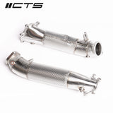 CTS Turbo Nissan R35 GT-R Cast Stainless Steel 3.5" Downpipes