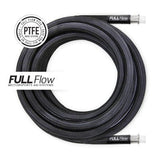 Nuke Performance Black Nylon PTFE Stainless Braided Fuel Hose AN-6, 6 Meter