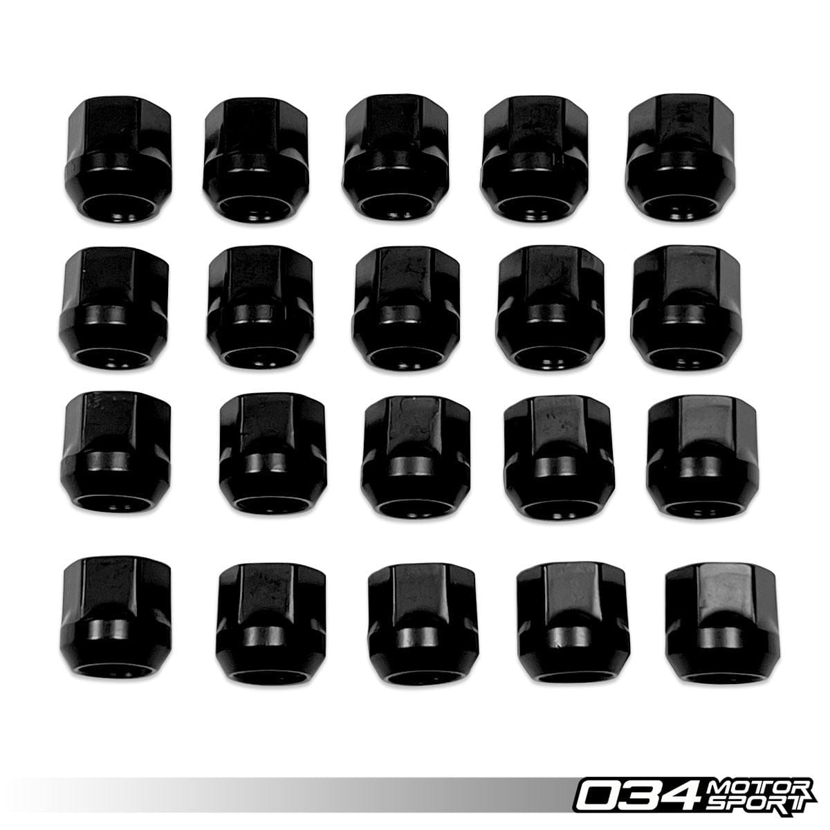 034Motorsport Bullet Nose Stud and Nut Bundles M14x1.5 Pitch (Pack of 20)