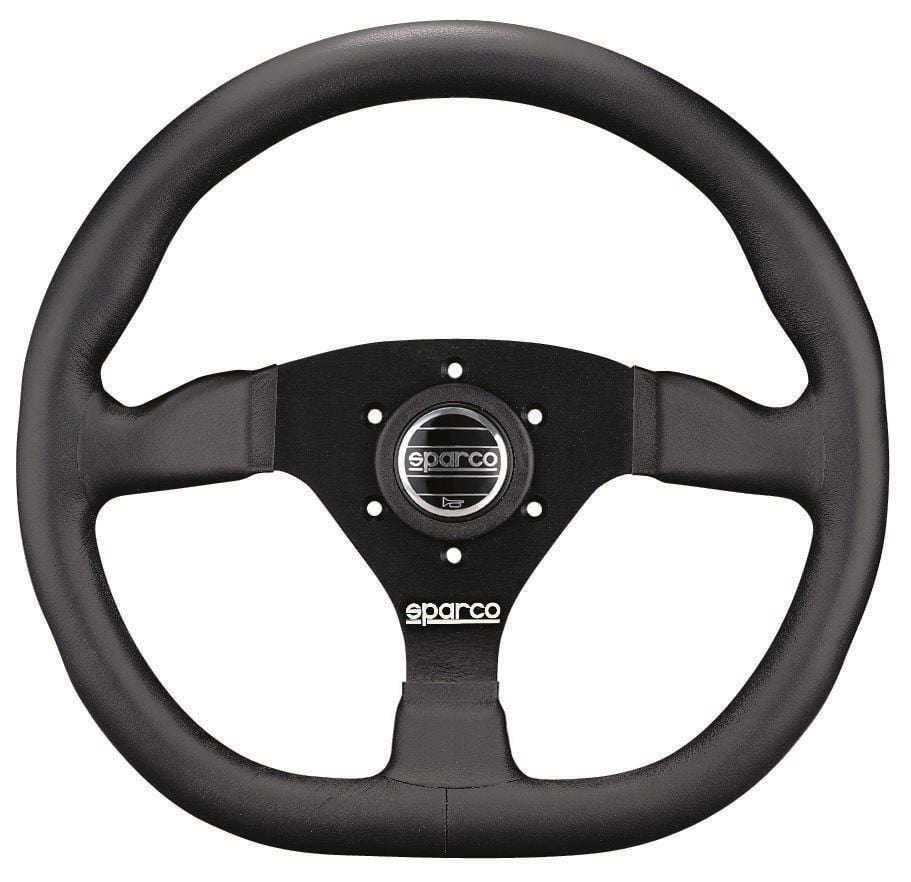 Sparco L360 Ring Steering Wheel Suede Black
