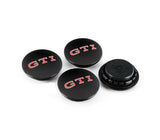 Dynamic Floating Center Caps "GTI Logo" (66mm) - VW / Golf / GTI / R / & More