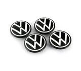 Dynamic Floating Center Caps "New Logo" (66mm) - VW / Golf / GTI / R / & More