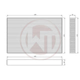 Wagner Tuning Competition Intercooler Core - Universal