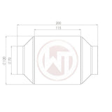 Wagner Tuning Racing Catalyst Converter - Universal