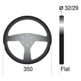 Sparco L505 Lap 5 Steering Wheel Black