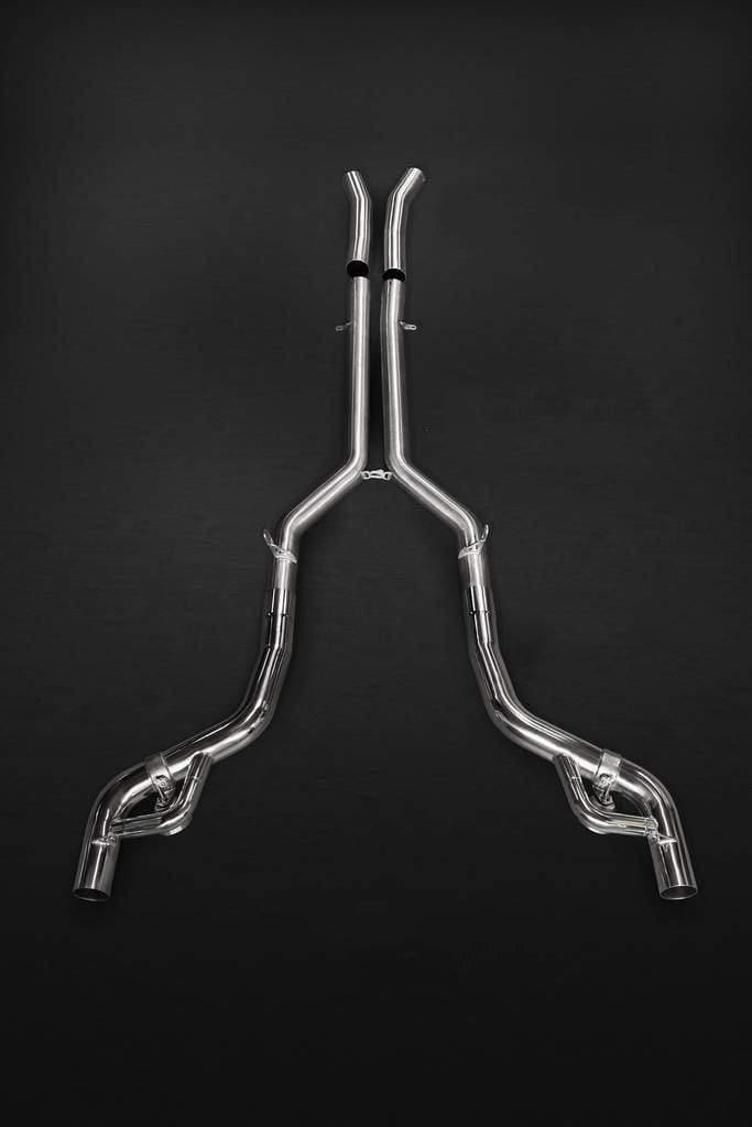 Mercedes AMG GT & GTS - Valved Exhaust, Mid Pipes, using OEM Cats (Set 2)