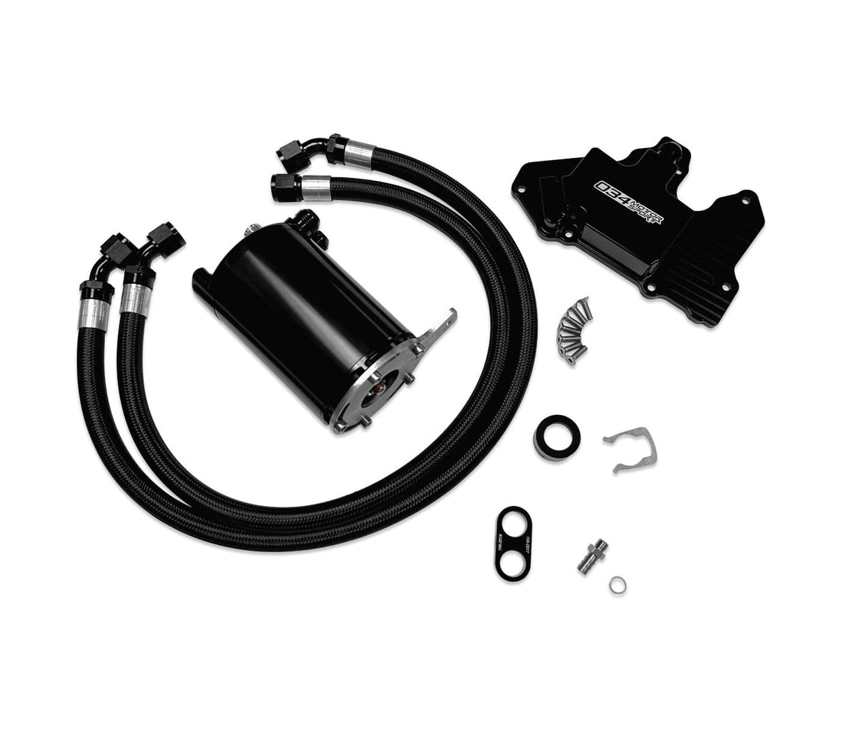 034Motorsport Stage 2 Billet Catch Can Kit - VW/Audi / 8V - 8V.5 / A3 / Mk7 - Mk7.5 / GTI / FWD