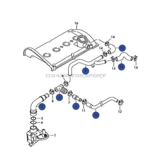 Breather Hose Kit | AWD|ATC Mk4 1.8T | Reinforced Silicone