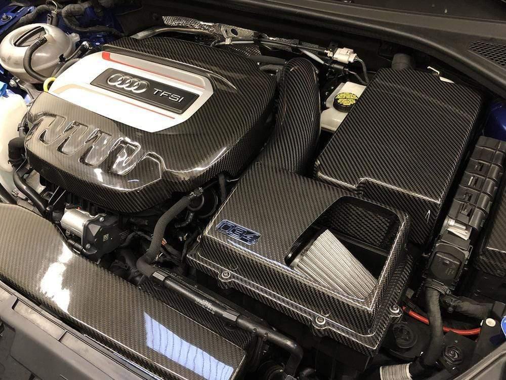 034 Motorsports X34 Carbon Fiber MQB Open-Top Cold Air Intake System