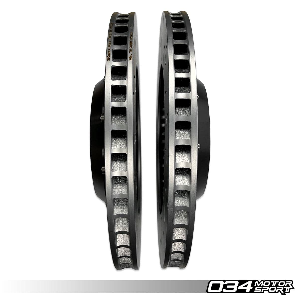 2-Piece 380MM Floating Front Brake Rotor Upgrade for BMW F8X M2/M3/M4