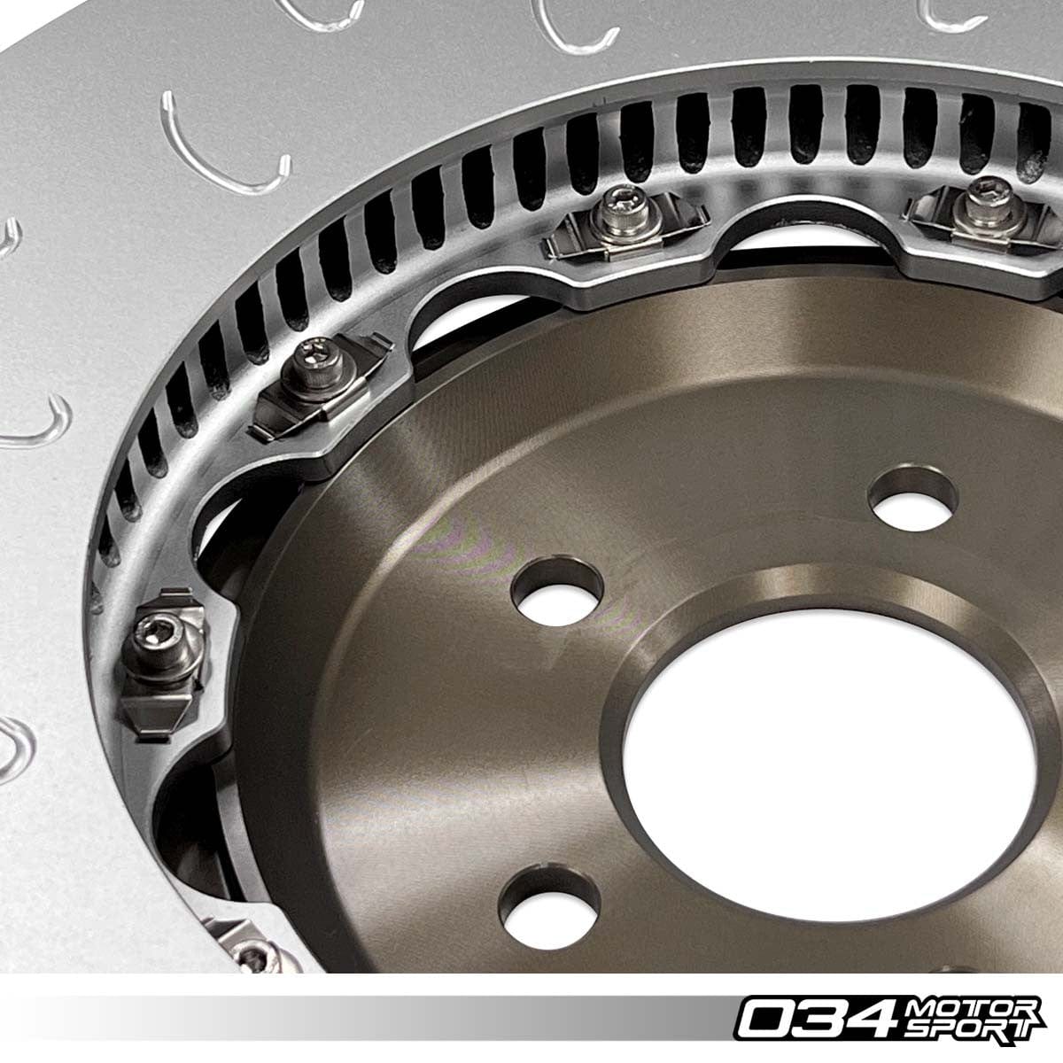 2-Piece Floating Front Brake Rotor Upgrade Kit For Audi B9/B9.5 RS5