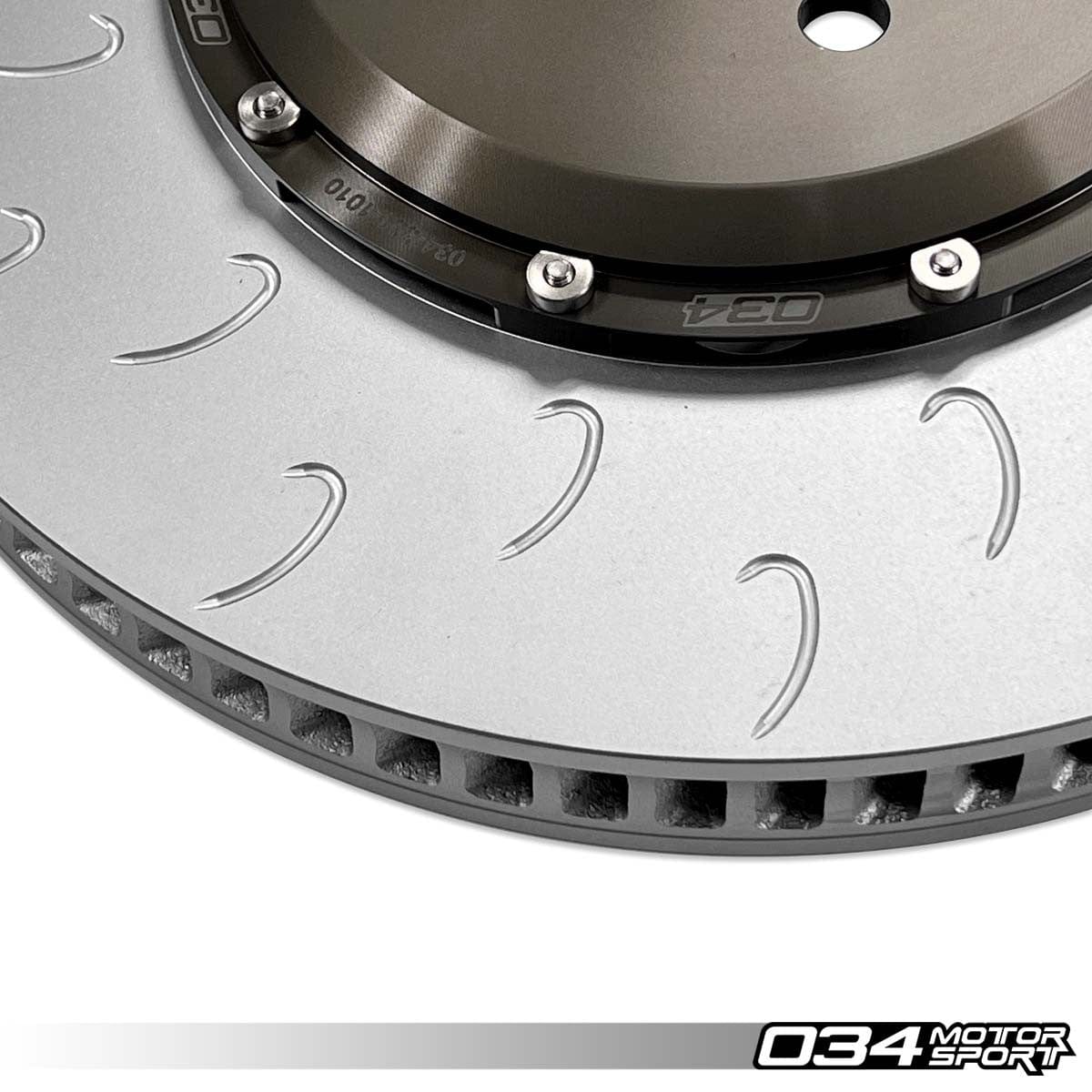 2-Piece Floating Front Brake Rotor Upgrade Kit For Audi B9/B9.5 RS5