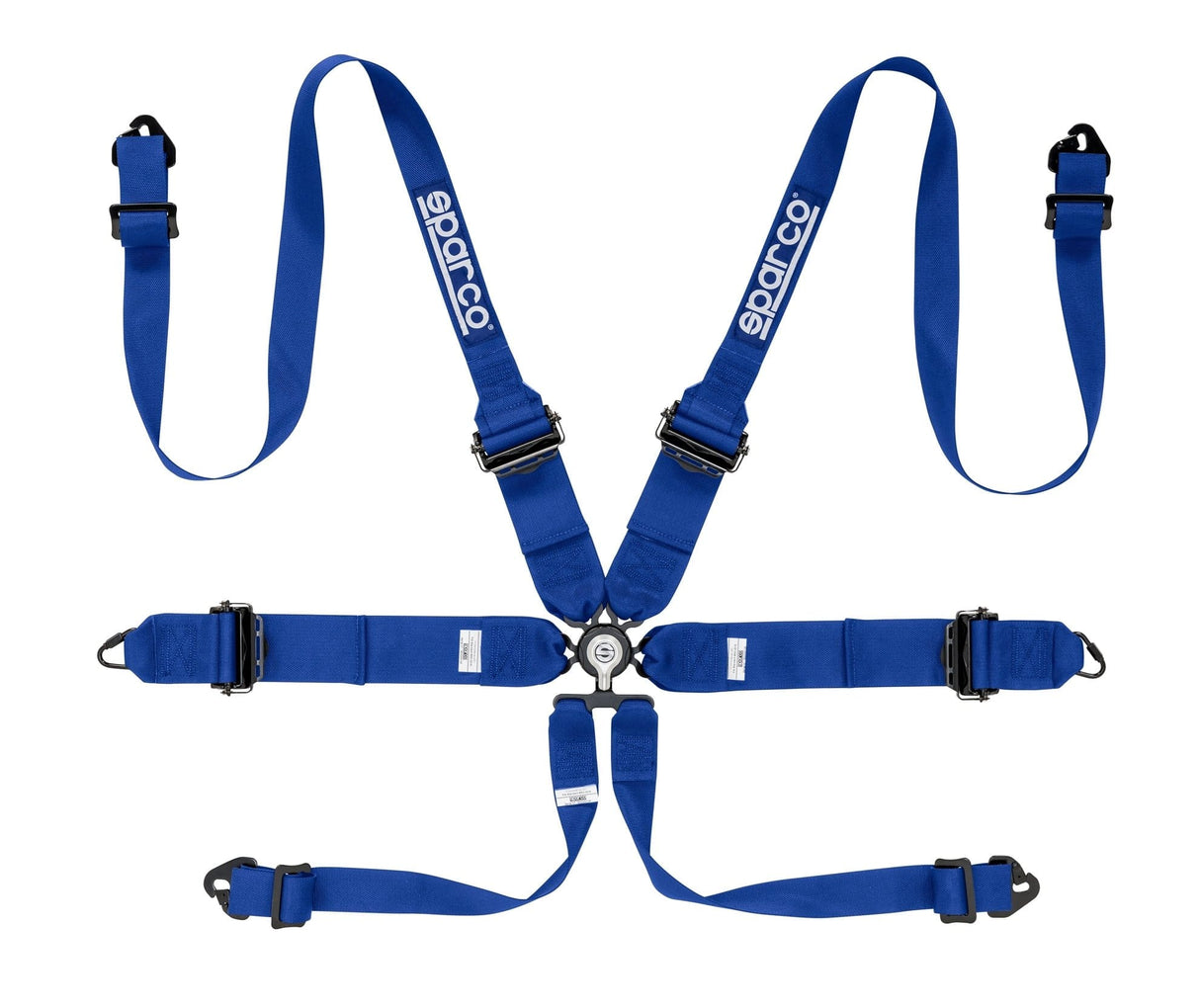 Sparco 6 Point 3in to 2in Hans Harness - (NLA)