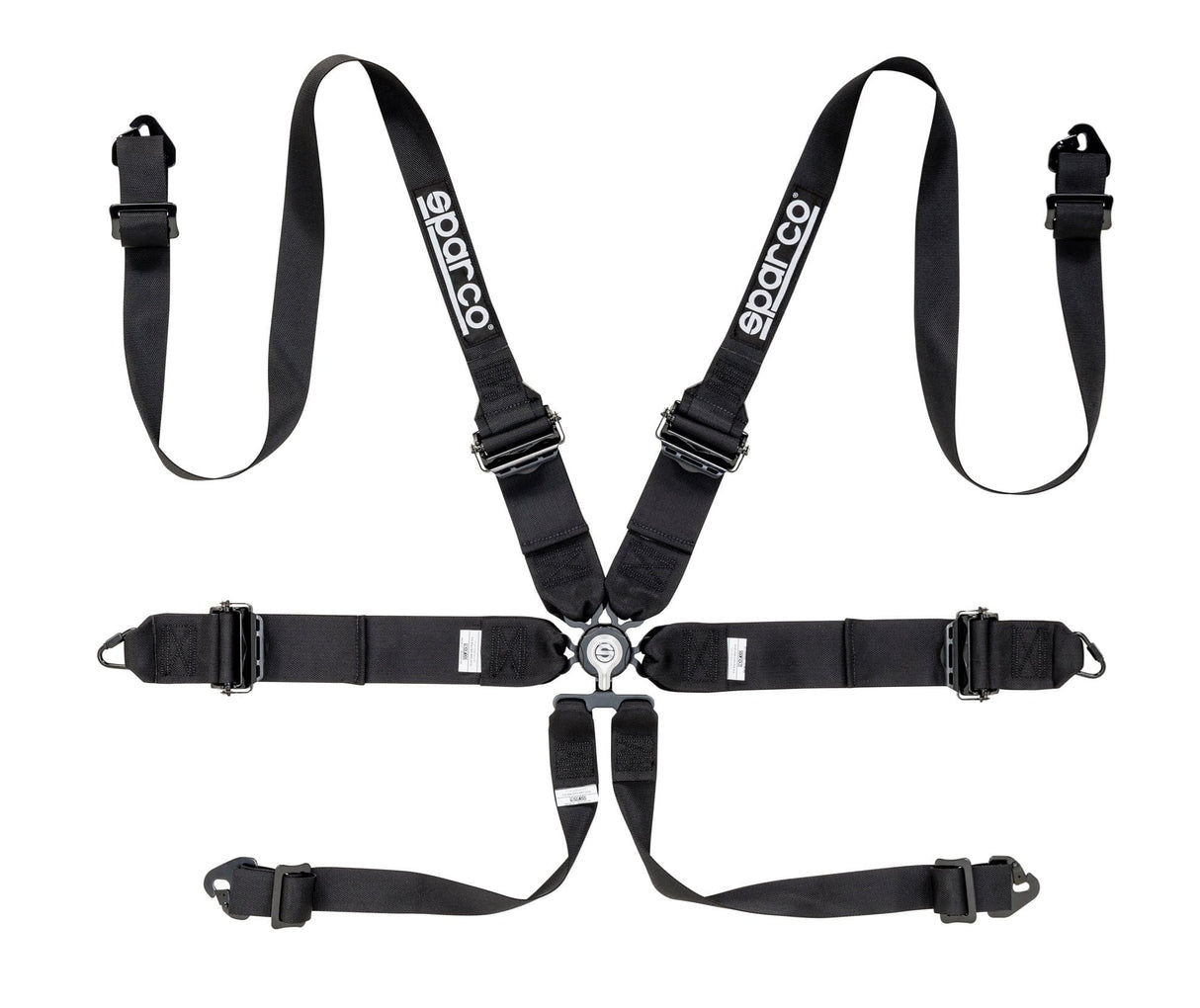 Sparco 6 Point 3in to 2in Hans Harness - (NLA)