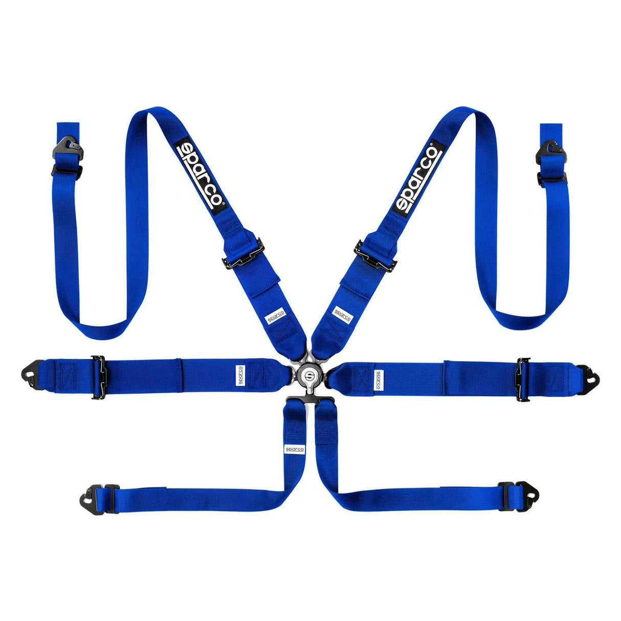 Sparco 3 to 2in HANS 6 Point FHR Pro Racer Harness