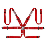 Sparco 3 to 2in HANS 6 Point FHR Pro Racer Harness