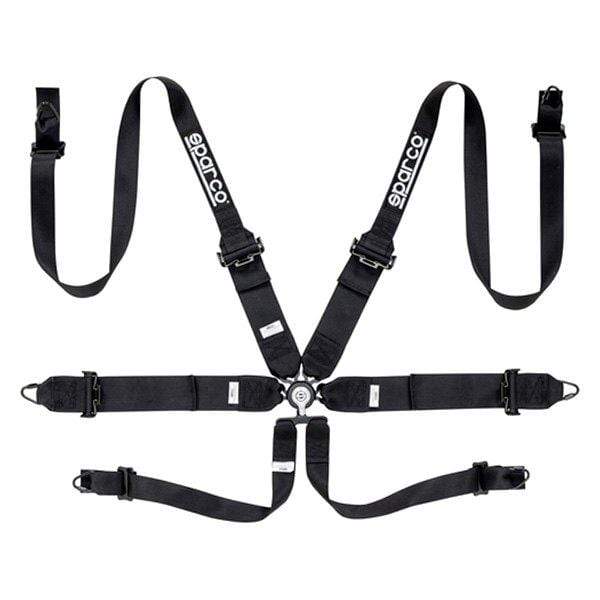 Sparco 3in to 2in Hans 6 point Harness - (NLA)