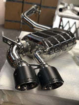 BMW X5M (F15) (2013 ) & X6M (2014 ) Valved Exhaust System, Mid-Pipes, & CES-3 Remote Kit with Carbon Fiber Tips