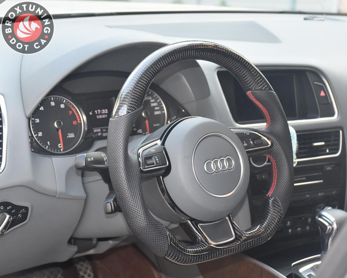 Audi S3 | RS3 | S4 | RS4 | S5 | RS5 | S6 | RS6 | S7 | RS7 | SQ5 S-Line OEM Upgraded Customized Steering Wheel 2012-2018