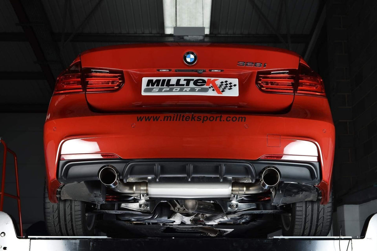 Milltek 3" Performance Cat Back Exhaust - BMW F3X 428i N20 | N26
