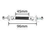Racing Dynamics Front Splitter Support Hardware - Carbon Fiber