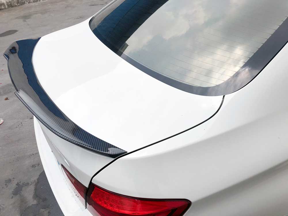 Racing Dynamics Rear Lip Carbon Fiber Supreme Performance Spoiler BMW 5 Series Sedan 2009-16