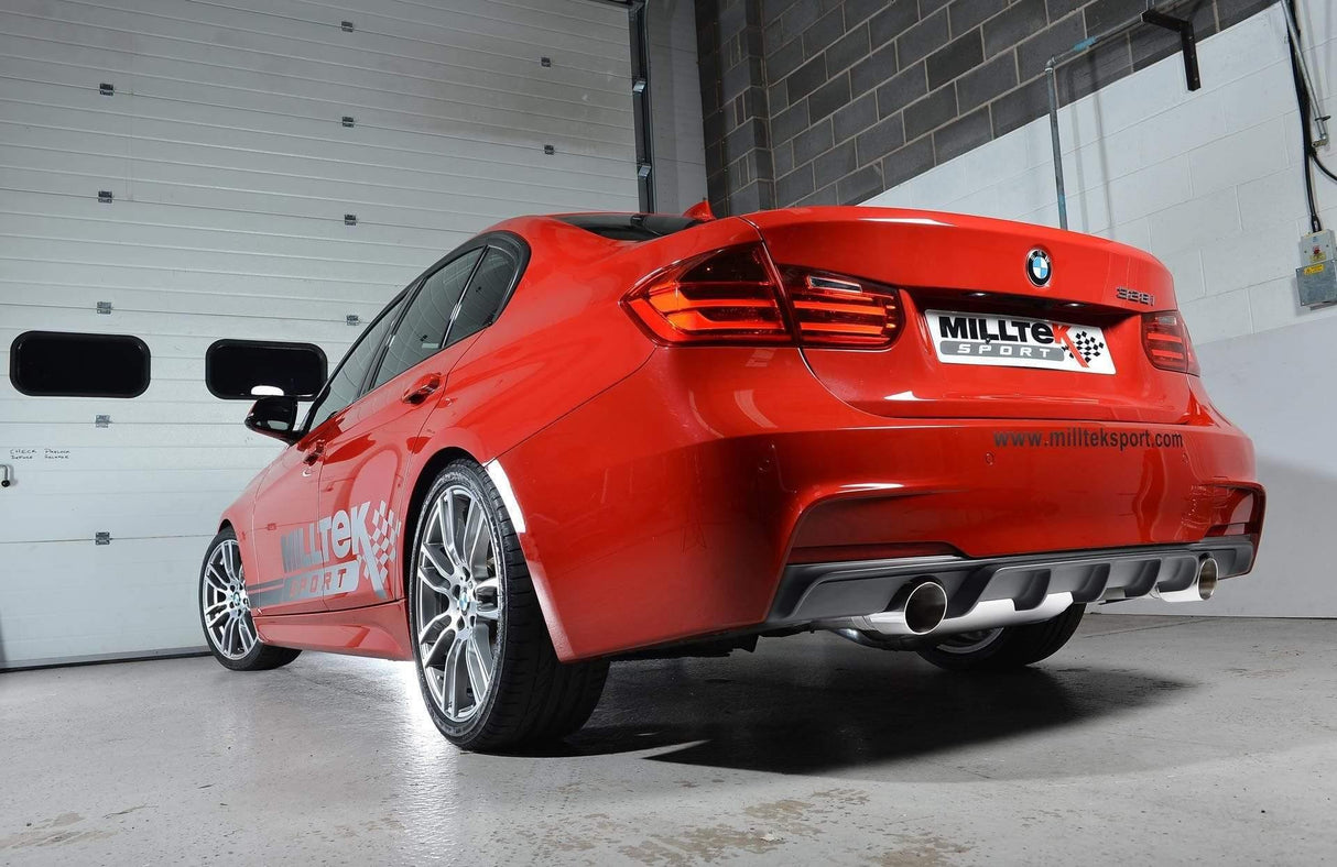 Milltek 3" Performance Cat Back Exhaust - BMW F30 320 | 328i N20