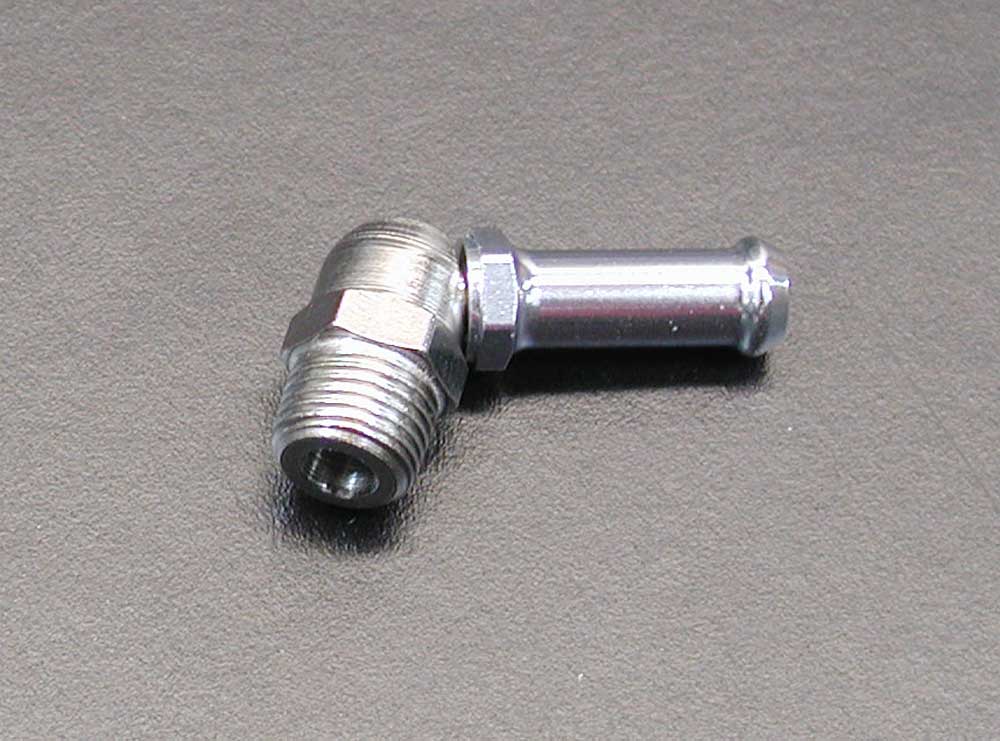 Racing Dynamics Inlet Fitting Allows Connecting Water Injection