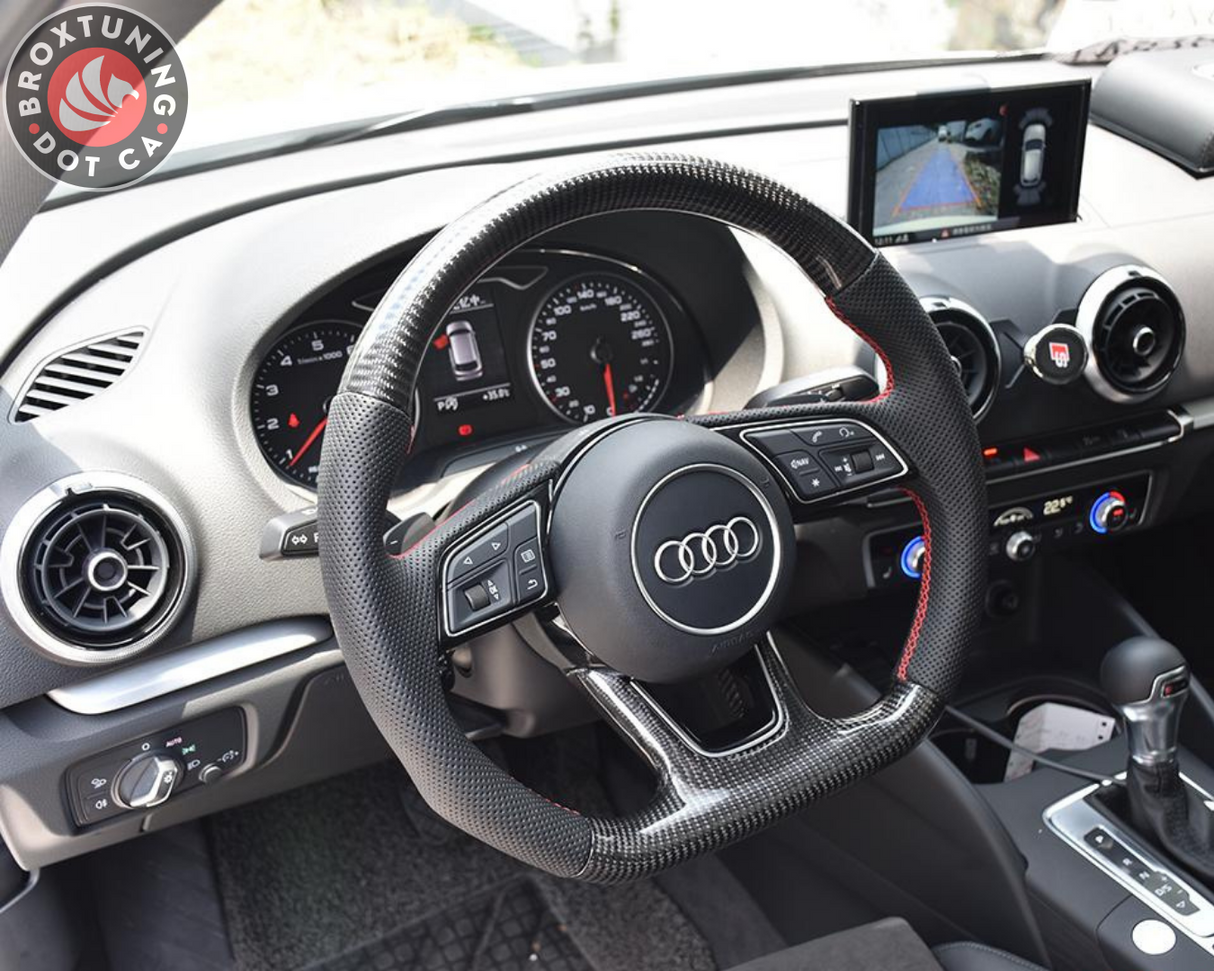 Audi A3 | A4 | A5 | S3 | RS3 | S4 | RS4 | S5 | RS5 S-Line OEM Upgraded Customized Steering Wheel 2017-2020