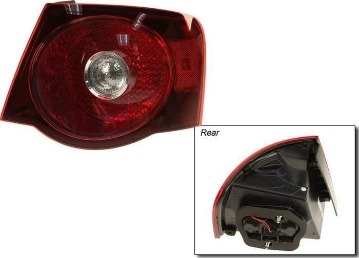 Outer Tail Light Assembly OE (Right) | Late Mk5 Jetta | Dark Cherry