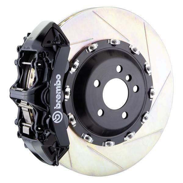 Brembo GT Systems 411x34 2-Piece 6-Piston Black Slotted Front
