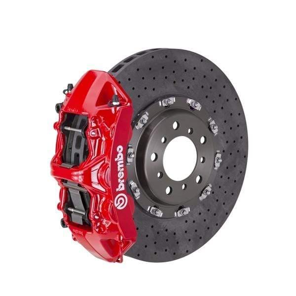 Brembo GT CCM-R Systems 380x34 CCM-R 6-Piston Red Drilled Front
