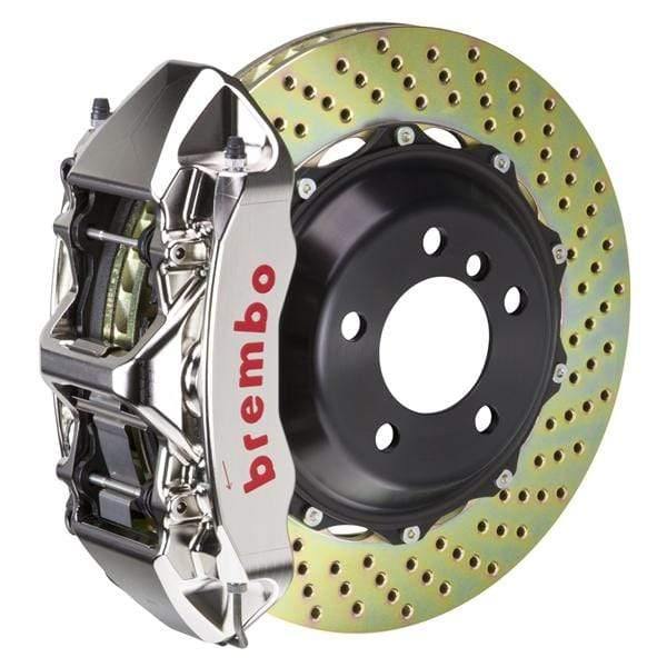 Brembo GT-R Systems 355x32 2-Piece 6-Piston Nickel Plated Drilled Front