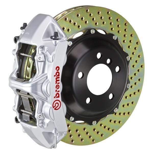 Brembo GT Systems 355x32 2-Piece 6-Piston Silver Drilled Front