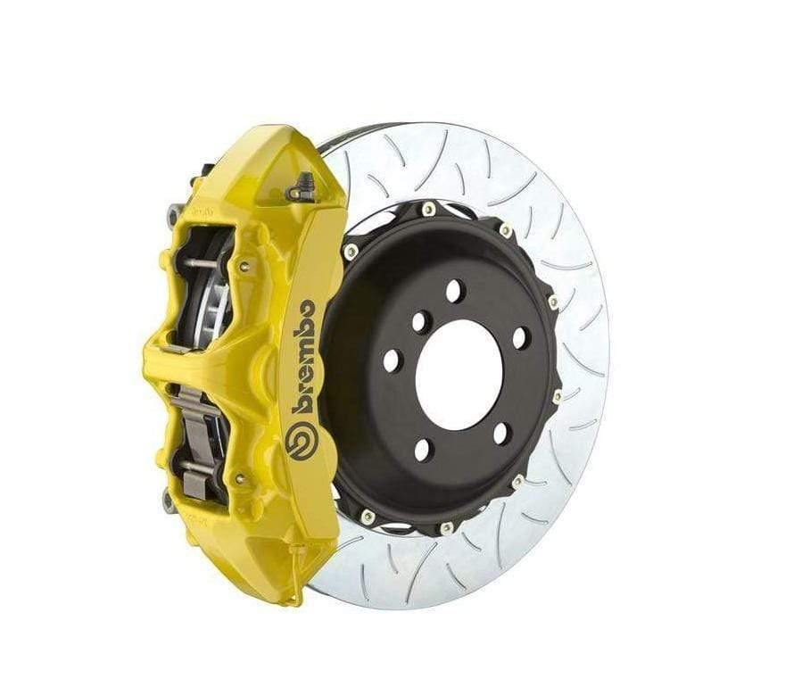 Brembo GT Systems 355x32 2-Piece 6-Piston Yellow Slotted Type-3 Front