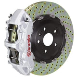 Brembo GT Systems 380x34 2-Piece 6-Piston Silver Drilled Front