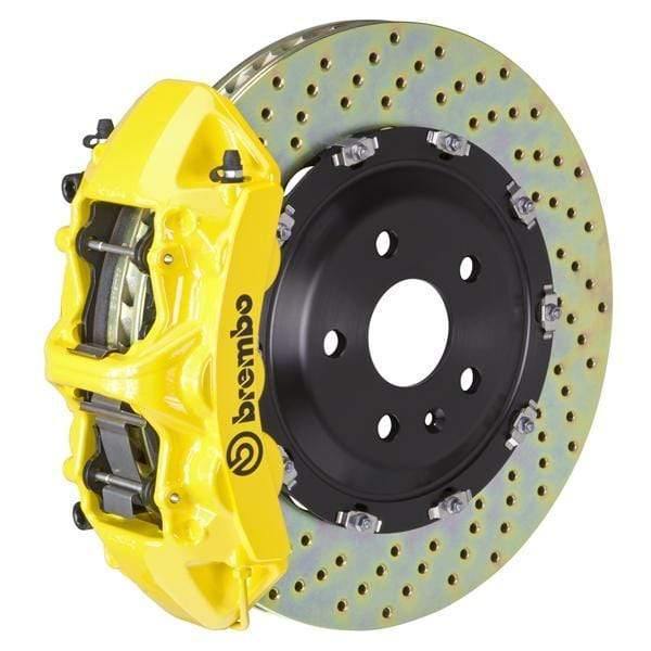 Brembo GT Systems 380x34 2-Piece 6-Piston Yellow Drilled Front
