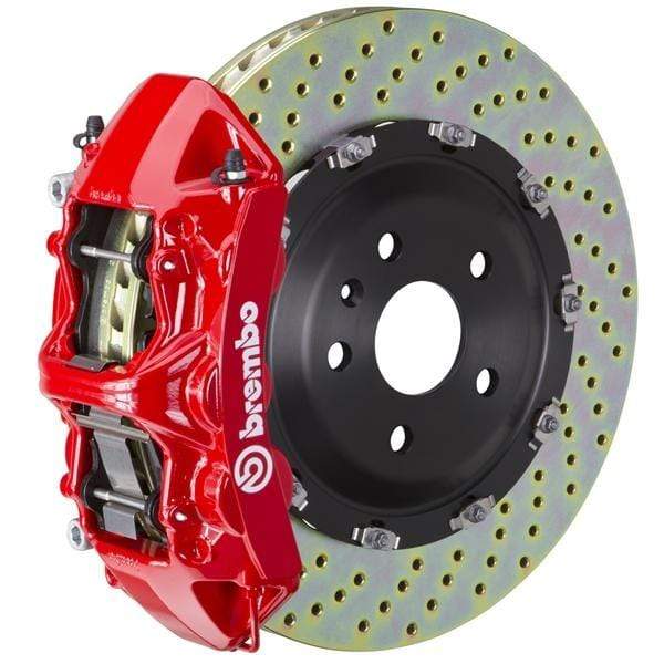 Brembo GT Systems 380x34 2-Piece 6-Piston Red Drilled Front