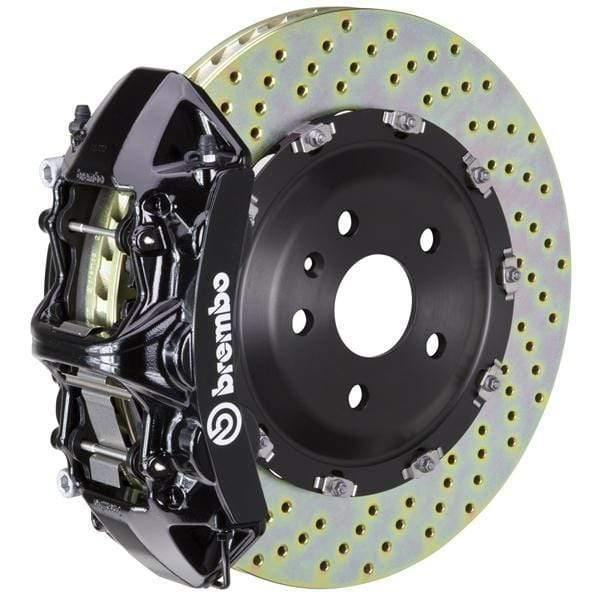 Brembo GT Systems 380x34 2-Piece 6-Piston Black Drilled Front