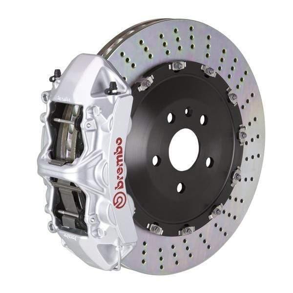 Brembo GT Systems 405x34 2-Piece 6-Piston Silver Drilled Front
