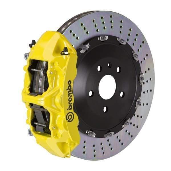 Brembo GT Systems 405x34 2-Piece 6-Piston Yellow Drilled Front