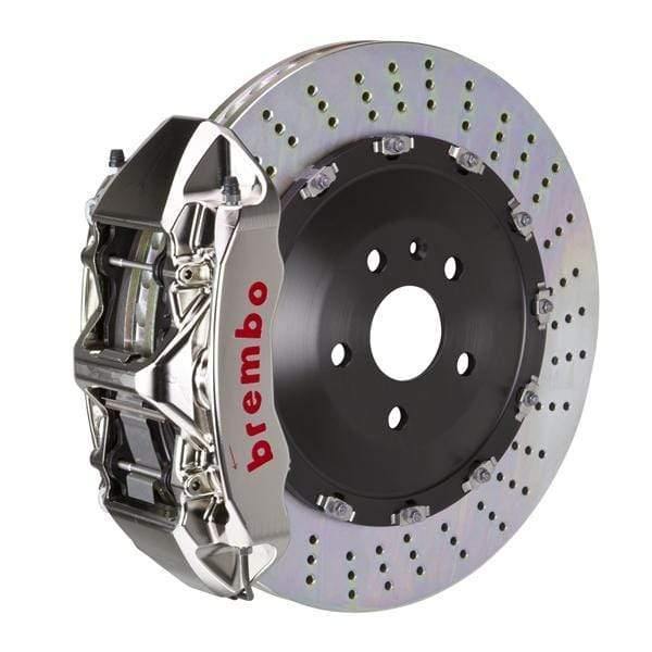 Brembo GT-R Systems 405x34 2-Piece 6-Piston Nickel Plated Drilled Front
