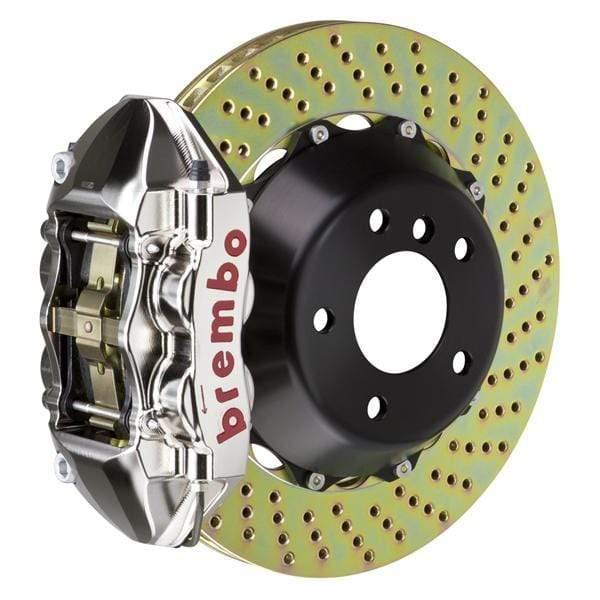Brembo GT-R Systems 365x29 2-Piece 4-Piston Nickel Plated Drilled Front