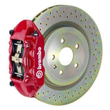 Brembo GT Systems 323x28 1-Piece 4-Piston Red Drilled Front