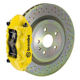 Brembo GT Systems 323x28 1-Piece 4-Piston Yellow Drilled Front