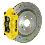 Brembo GT Systems 323x28 1-Piece 4-Piston Yellow Drilled Front