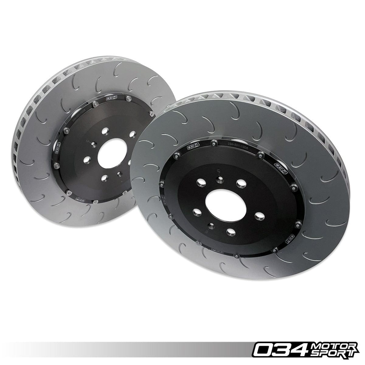 034Motorsport 2-Piece 356mm Floating Rear Brake Rotor Upgrade - Audi R8 Gen1